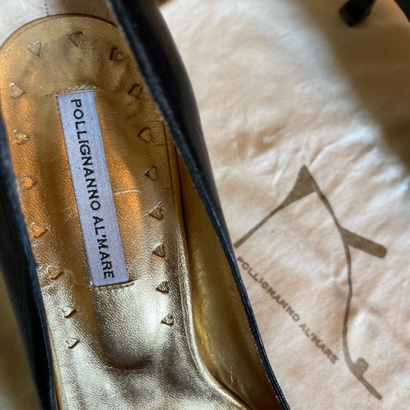 Pollignanno Al Mare Genuine Italian Leather Pumps - Picture 6 of 7